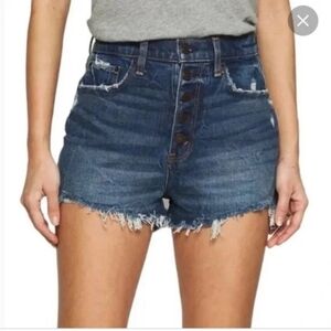 Abercrombie & Fitch High Rise Mom Short 33/16 Button Fly Shorts